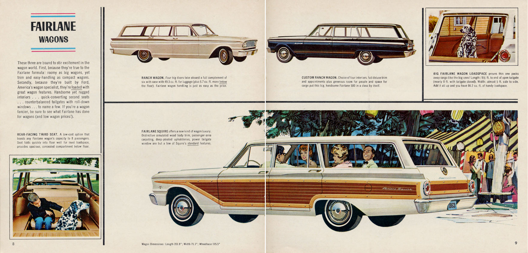 1963 Ford Detail Brochure Page 2